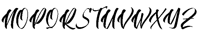 Harvey Madison Font UPPERCASE