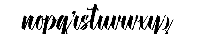 Harvey Madison Font LOWERCASE
