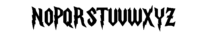 Harvey Poster Font UPPERCASE