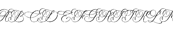 Harvintelis Font UPPERCASE