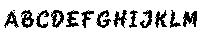 Hasn Regular Font UPPERCASE