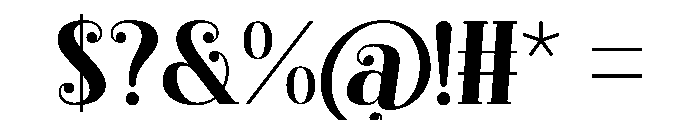 Hastanya Regular Font OTHER CHARS