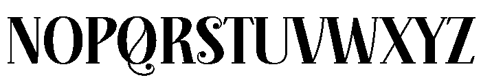 Hastanya Regular Font UPPERCASE