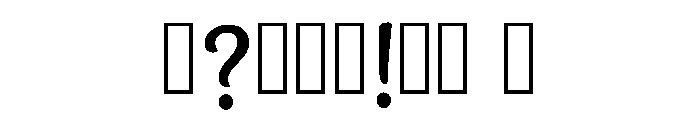 Hasty Regular Font OTHER CHARS