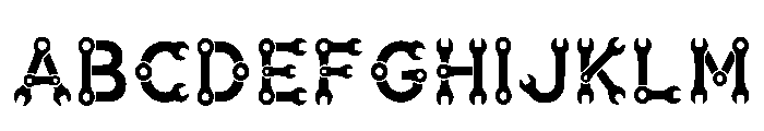 Hatch Regular Font UPPERCASE