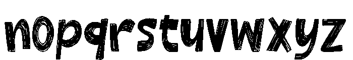 Hatchback Casual Font LOWERCASE
