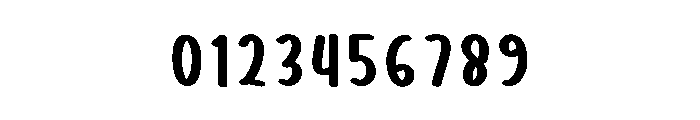 Hatched Font OTHER CHARS