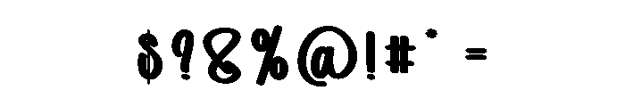 Hatched Font OTHER CHARS