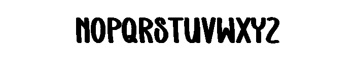 Hatched Font UPPERCASE