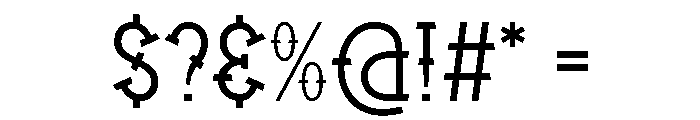 Hate Crime Font OTHER CHARS