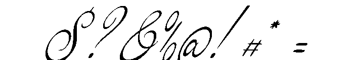 Hauliot Roisy Italic Font OTHER CHARS