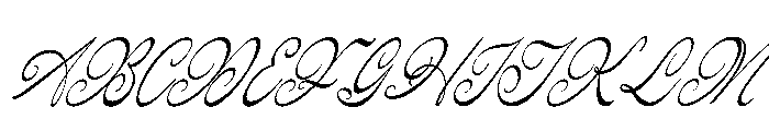Hauliot Roisy Italic Font UPPERCASE