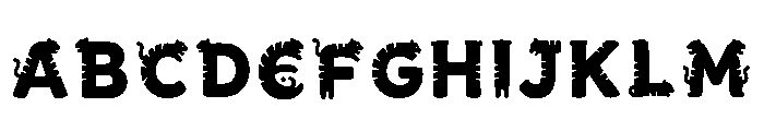 Haunt Regular Font UPPERCASE