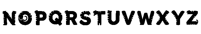 Haunt Regular Font UPPERCASE