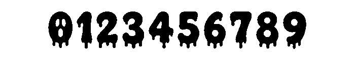 Haunt Slime Bold Font OTHER CHARS