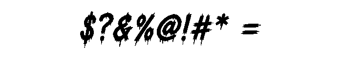 Haunt Strike Font OTHER CHARS