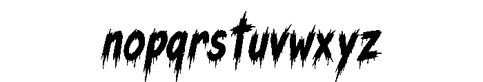 Haunt Strike Font LOWERCASE