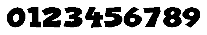 Haunted Block Font OTHER CHARS