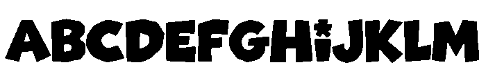 Haunted Block Font UPPERCASE