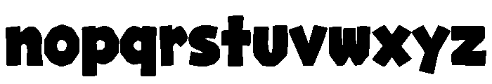 Haunted Block Font LOWERCASE