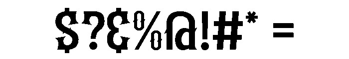 Haunted Harbor Font OTHER CHARS