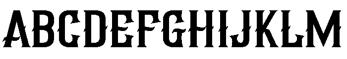 Haunted Harbor Font UPPERCASE
