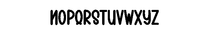 Haunted Mansions Font LOWERCASE