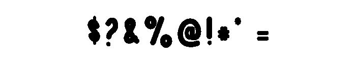 Haunted Midnight Font OTHER CHARS