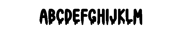 Haunted Midnight Font UPPERCASE