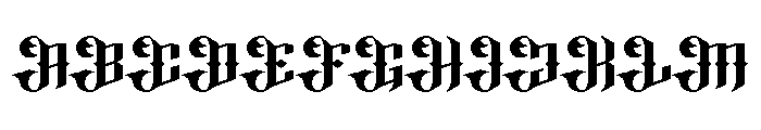 Haunted Mountain Font UPPERCASE