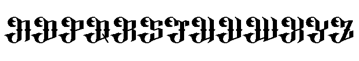 Haunted Mountain Font UPPERCASE