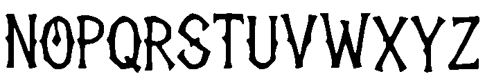 Haunted_Path Font UPPERCASE