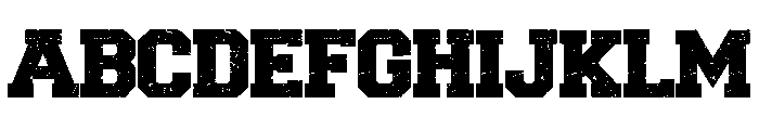 Haunted Varsity Regular Font UPPERCASE