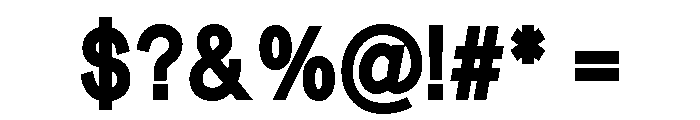 Haunterush Font OTHER CHARS