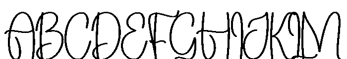 Haunting Quirky Font UPPERCASE
