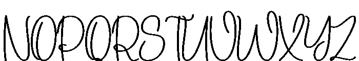 Haunting Quirky Font UPPERCASE