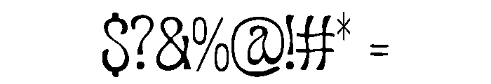 Haunting1 Font OTHER CHARS