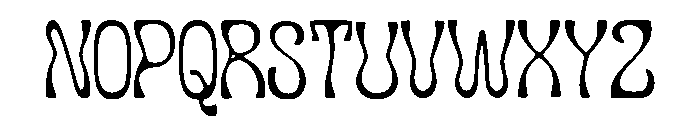 Haunting1 Font UPPERCASE