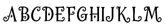 Hauntshade Font UPPERCASE