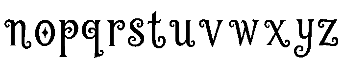 Hauntshade Font LOWERCASE