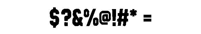 Hauntstone Slab Font OTHER CHARS