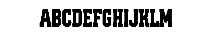 Hauntstone Slab Font UPPERCASE