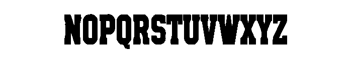 Hauntstone Slab Font UPPERCASE