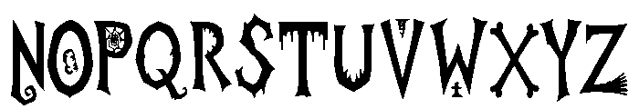 Hauntwick Font UPPERCASE