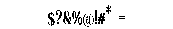 Haute_Couture Font OTHER CHARS
