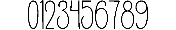 Have A Nice Day! Honey Thin Font OTHER CHARS