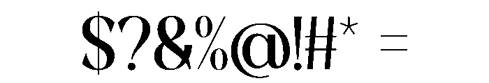 Havelina Regular Font OTHER CHARS