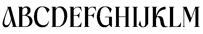 Havelina Regular Font UPPERCASE