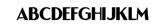 Haverin Font UPPERCASE