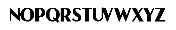 Haverin Font UPPERCASE
